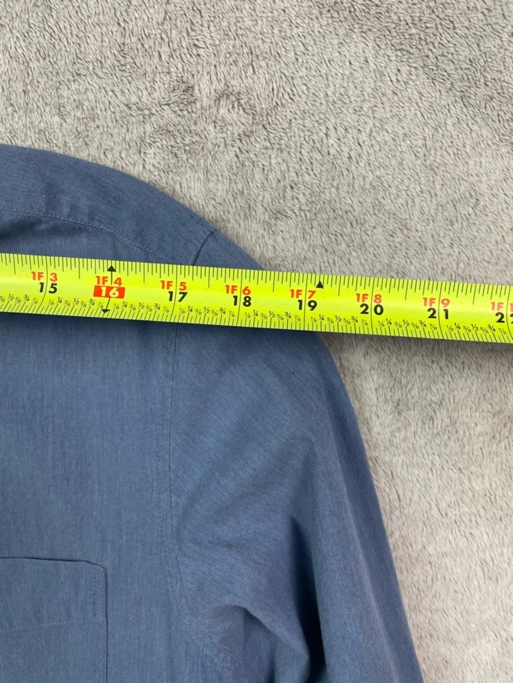 J.‎ Crew Men's Secret Wash Shirt - Medium - Classic Fit - Blue Stretch Cotton